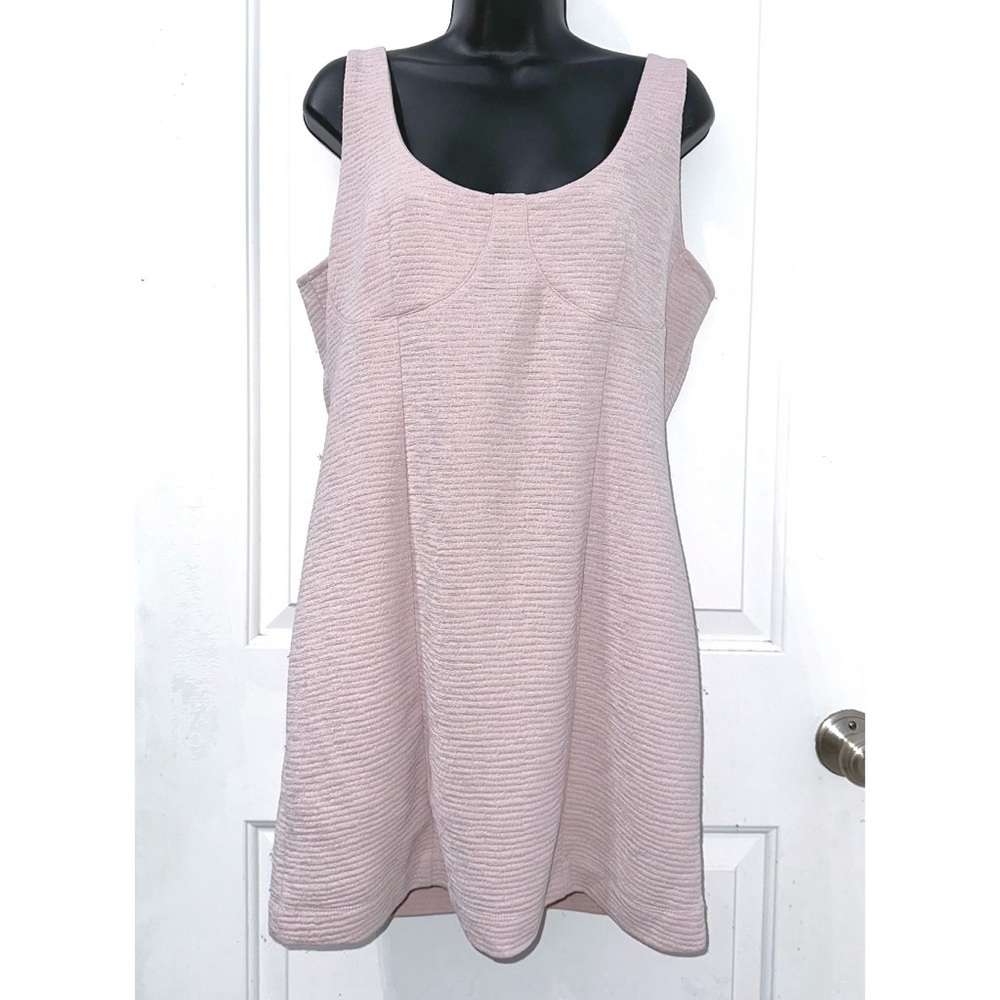 Wild Fable bodycon fitted stretchy sleeveless mini dress in a blush pink